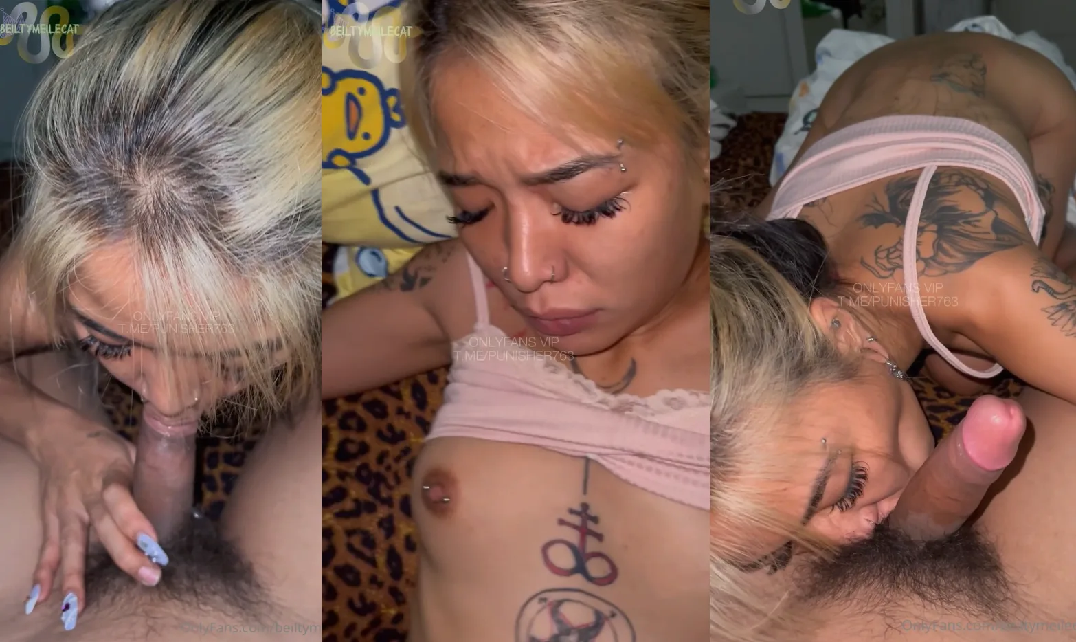 คลิปหลุด โอนลี่แฟน Beiltymeilecat น้องเบล สาวผิวแทนสักลายกำลังจะออกไปเที่ยว เจอผัวเย็ดตอกหีคาชุด สงสัยไม่ได้เที่ยวแล้ว โดนจับอมควยเย็ดหีจนหมดแรง อย่างเด็ด